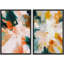 «Vibrant Abstract Shapes», 2 pièces sur toile-99016109-99016113