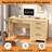 54" Executive Desk with File Cabinet 