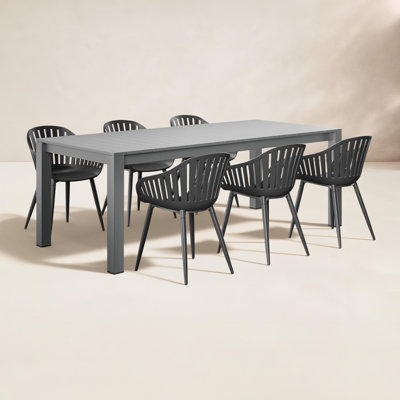 Anautica 87" Patio Dining Set
