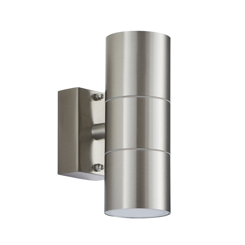 Arney Silver 2 - Bulb 16.5cm H Outdoor Armed Sconce