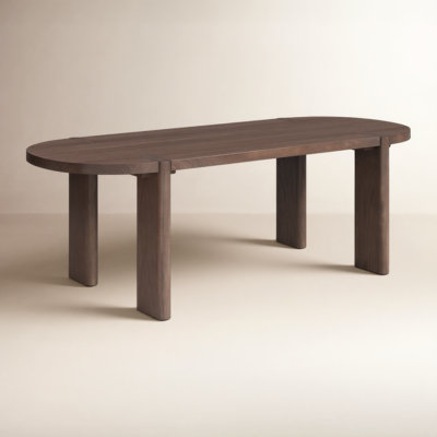 Katia 91" Solid Wood Dining Table