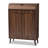 Cormier Mid Century Modern 2 Door Wood Entryway 10 Pair Shoe Storage Cabinet