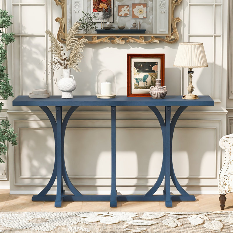 Console en bois 59,8 po, Noir