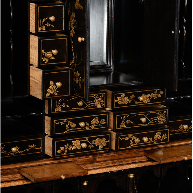 JC Traditional Solid Wood Secretary Desk
