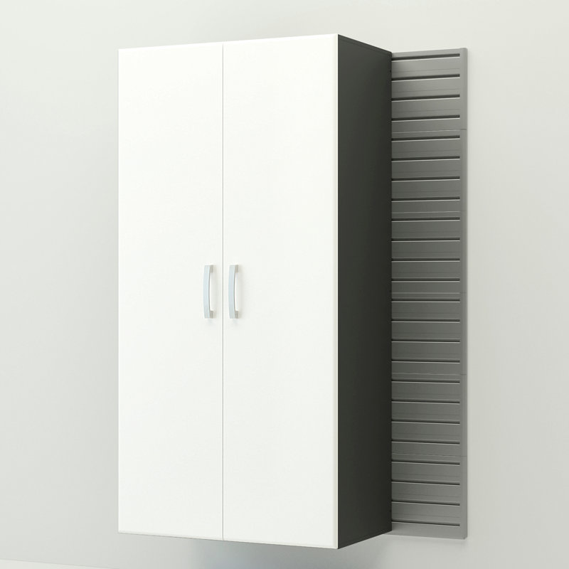Deluxe 3 Piece Storage System, White/Silver