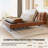Boltz Adjustable Bed Frame with Wired Remote and Oxford Fabric-1234370393