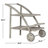 Lamariyah Solid Wood Bar Cart-1192358736