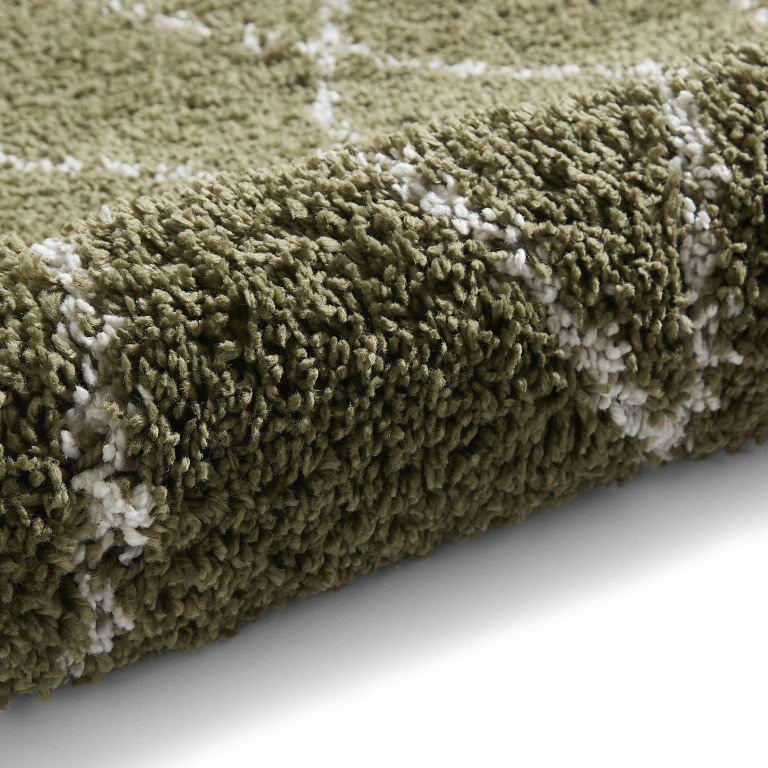 Pechler area rug Machine Woven Green, Runner 60 x 230cm