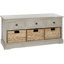 Adayla Solid Wood Drawers Storage Bench-2044234229