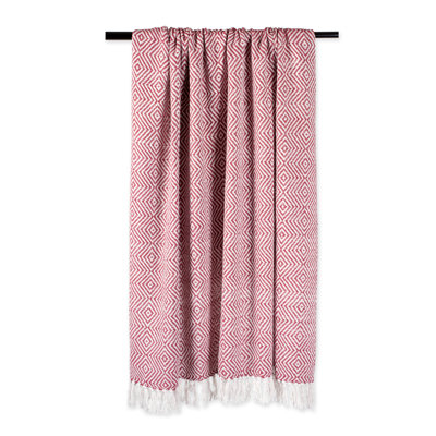  Jeté en coton X-Diamond