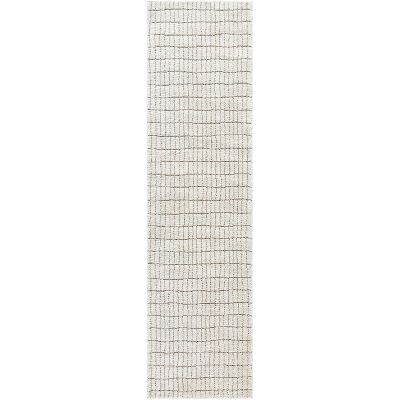 Our PNW Home x Livabliss Boho Scandi High Pile Ivory Area Rug, Runner 2'7.5" x 7'2.61"