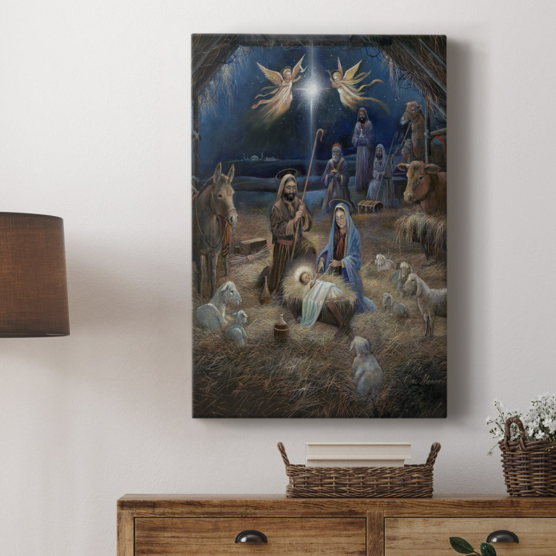 Nuit silencieuse - galerie Cavas sur mesure, H 27 po x l 18 po