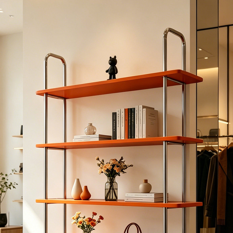 Présentoir de luxe à cinq niveaux, 68.9" H x 31.5" W x 13.78" D