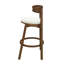 Tabourets de bar rembourrés Mid-Century-119918201