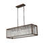 4-Light Kitchen Island Handcrafted Crystal Chandelier