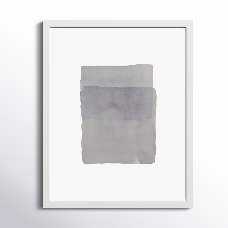 Gray On Gray 3 Print by Jacques Pilon, White, 30" H x 24" W