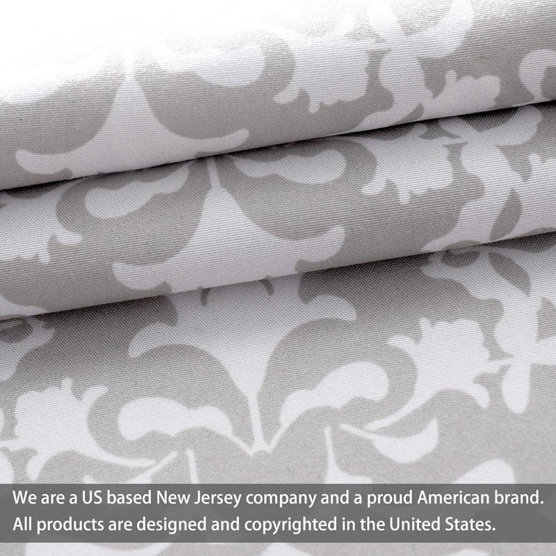 Damask Tailored Window Valance