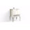 Modo 24" W Freestanding Single Bathroom Vanity with Dean Leg