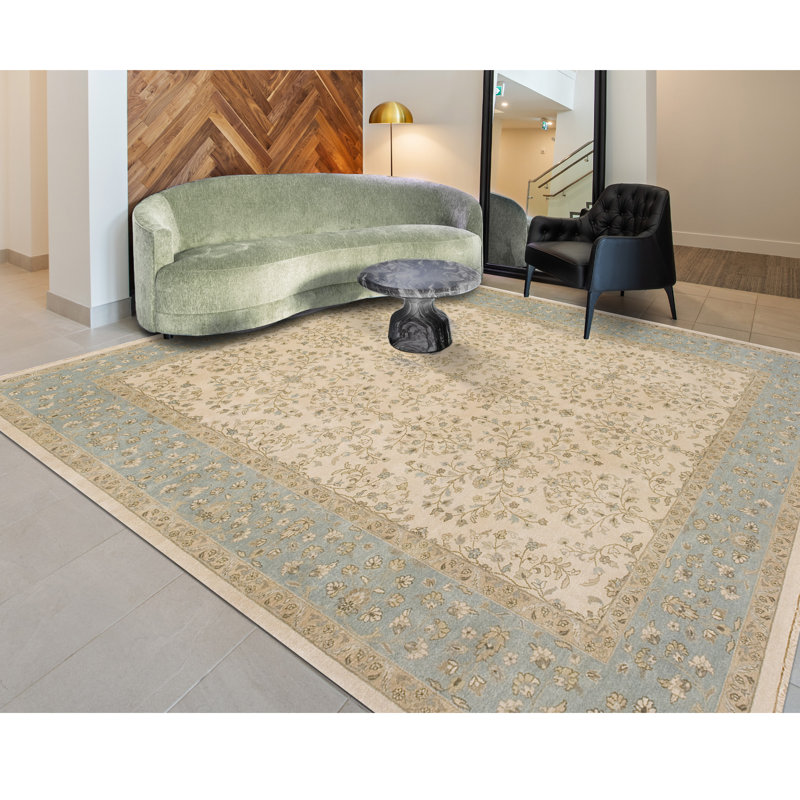 Wool Oriental Area Rug, Rectangle 5' x 7'