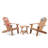 TALE Adirondack Chair Backyard Outdoor Furniture Painted Seating With Cup Holder All-Weather And Fade-Resistant Plastic Wood For Lawn Patio Deck Garden Porch Lawn Furniture Chairs Brown Ban On Amazon