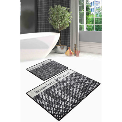 Ensemble de 2 tapis de bain Aaronsburg