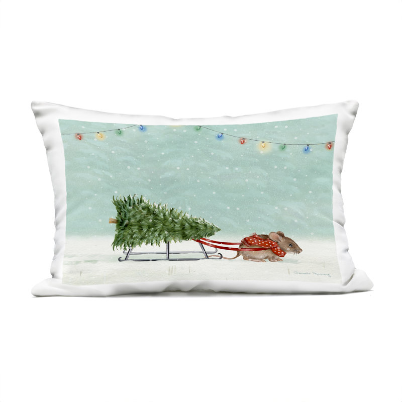 Coussin extérieur Christmas in Newport Oars, par Danielle Murray