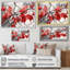 "Red Grey Leaves On Tree VII", reproduction d'art sur toile-1235902141-1235902140