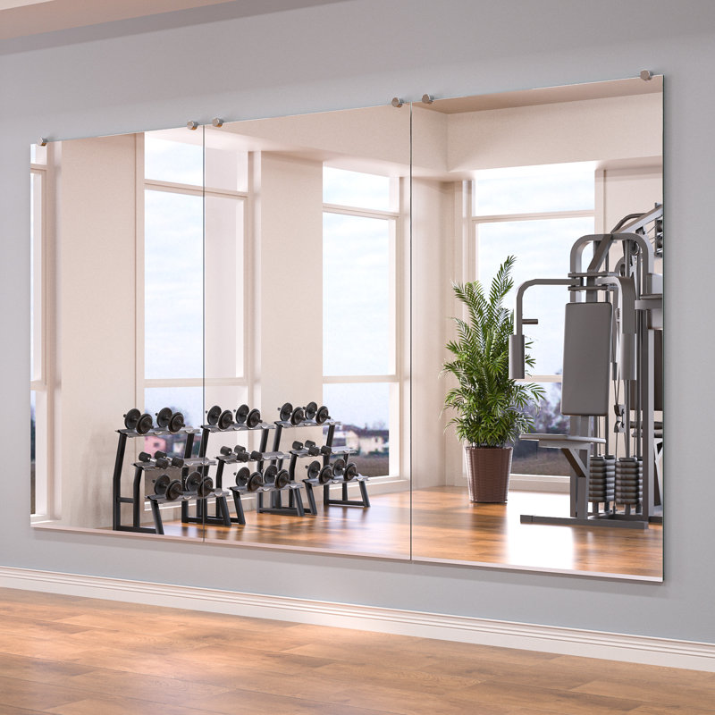 Miroir mural rectangulaire en métal, 60 po x 36 po