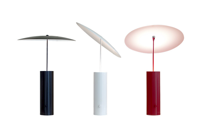 Parasol LED Table Lamp, Red