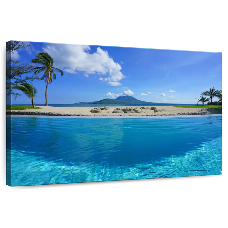 Gillard Nevis Peak, Saint-Kitts, H 16 po x l 24 po