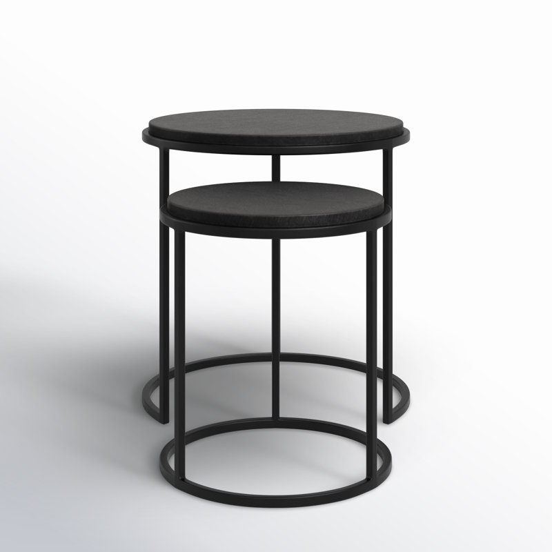 Henri Stone Nesting End Table