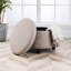 Repose-pieds rond de 24 po avec rangement-876846177