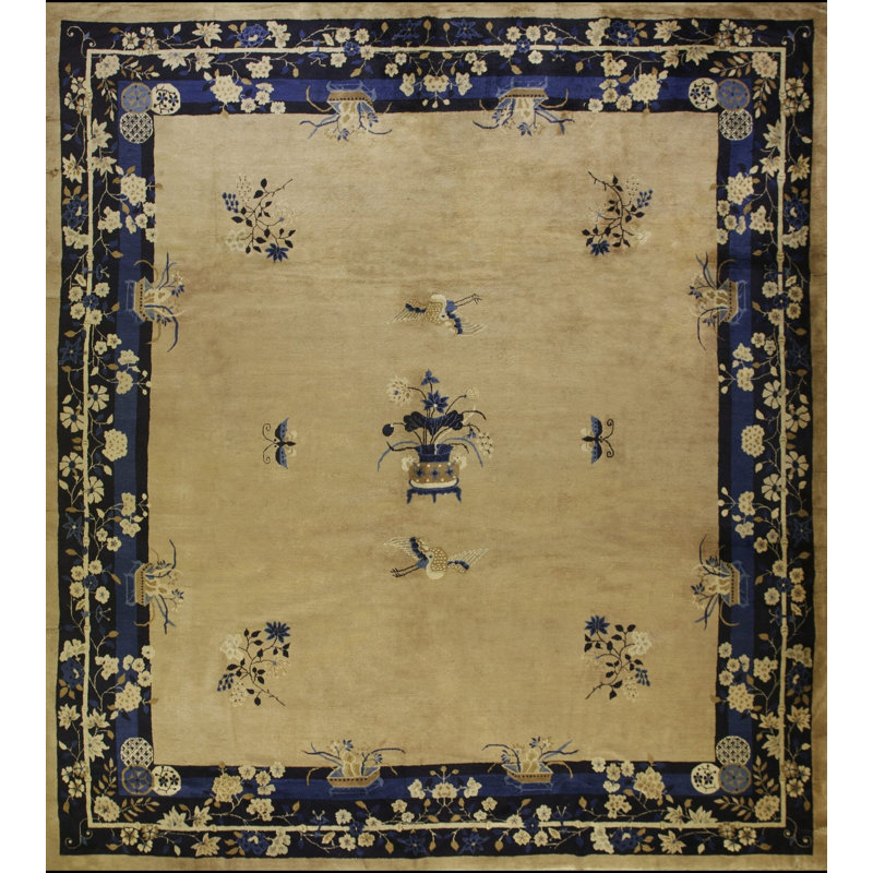Antique Peking Room Size Wool Other Rug