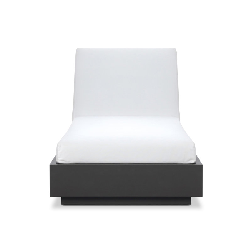 Katari Outdoor Chaise Lounge, White