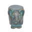 Tabouret de jardin Rabbit - Béton léger avec patine dorée - aucun assemblage requis