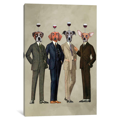 The Wine Club by Coco De Paris - Print on Canvas