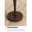 French Vintage-Style Iron & Fabric Floor Lamp