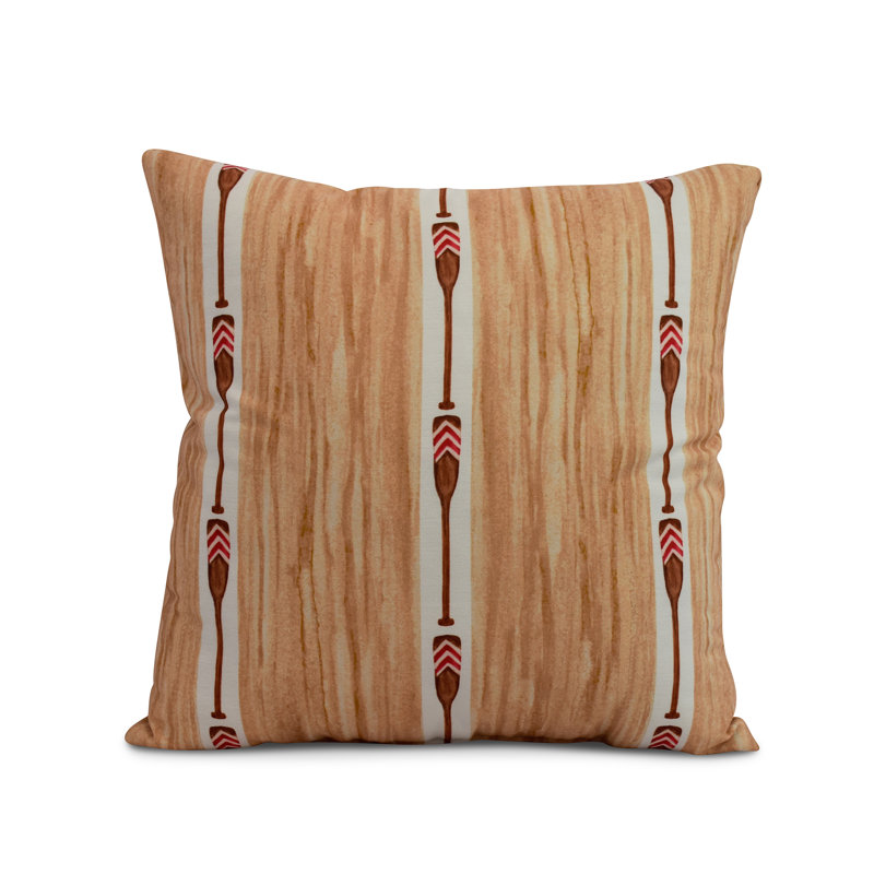Housse et insert de coussin décoratif carré Nantucket, 16 po x 1 po, Ivoire