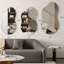 Ensemble de miroirs muraux en métal en forme de nuage-109723997-109723998