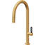 Pull-Down Kitchen Faucet With Button Sprayer - High Arc Spout-1862993666-1862993665
