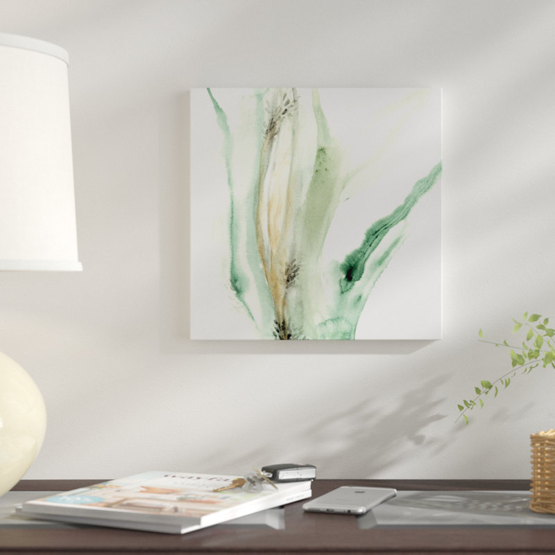 « wave form ix », reproduction de peinture à l’aquarelle sur toile tendue, H 12 po x l 12 po x P 1,5 po, Toile tendue