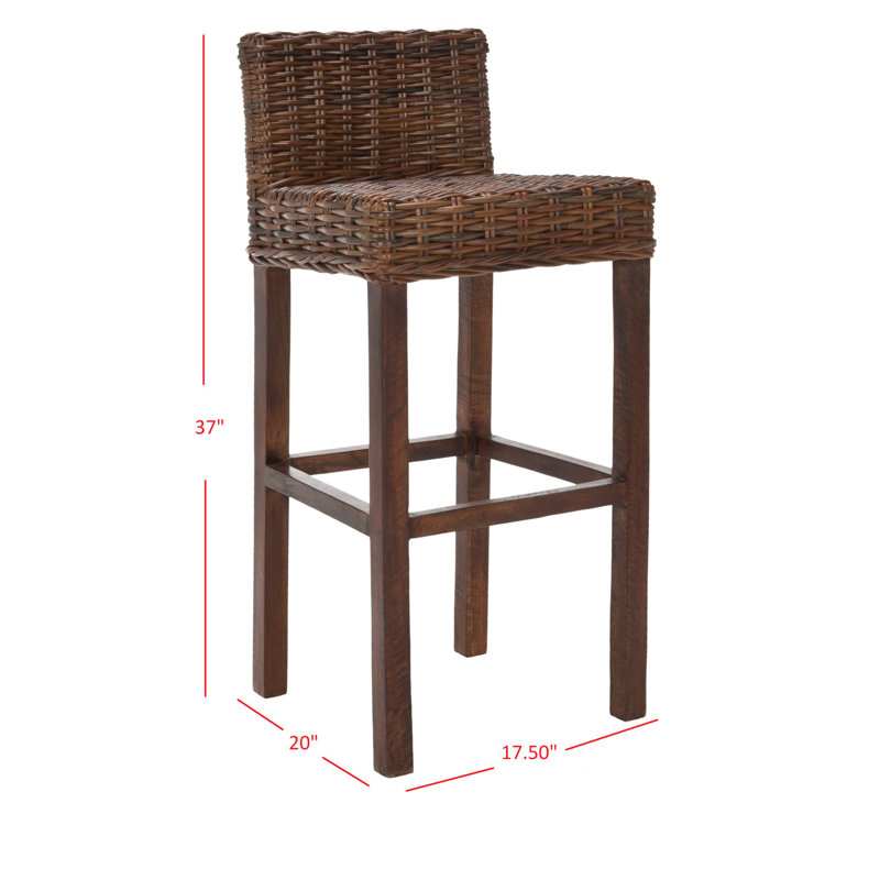 Idalou Bar Stool, Brown