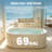 63" Solid Surface Freestanding Bathtub