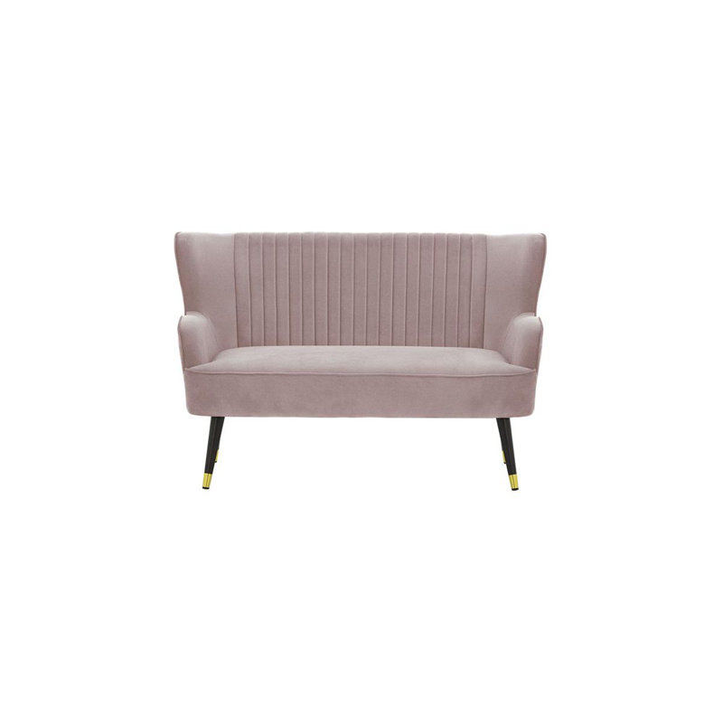 Airiel 2 Seater Velvet Sofa, Purple
