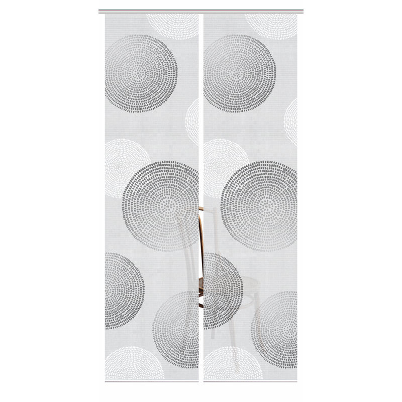 Semi Sheer Sliding Panel Pair