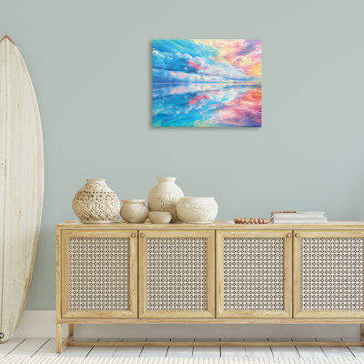 Toile Prismatic Rainbow Sunset, design par Michael Ward