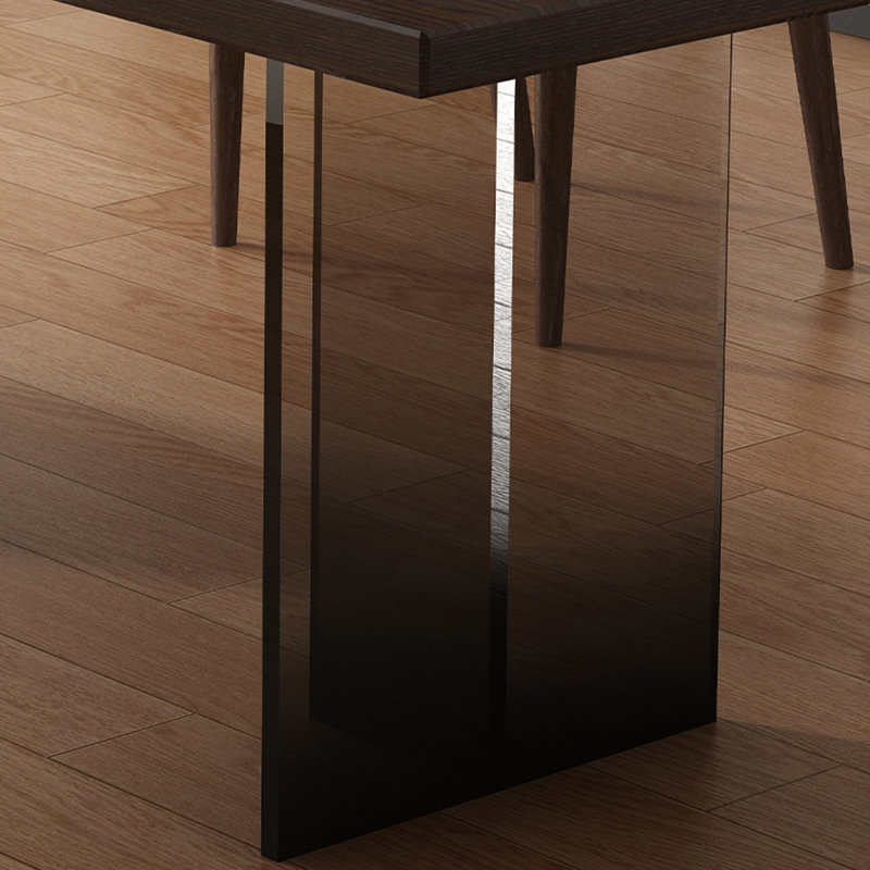Solid wood desk with socket, study room for office