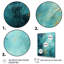 Fibbie turquoise Tranquility I - paysages abstraits, art mural-1409086265-1409086271