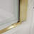 34-36 In.W X 72 In.H Pivot Frameless Shower Door,1/4 In. Clear Glass Pivot Swing Shower Doors In Brushed Gold,Pivot Shower Door Reversible Installation