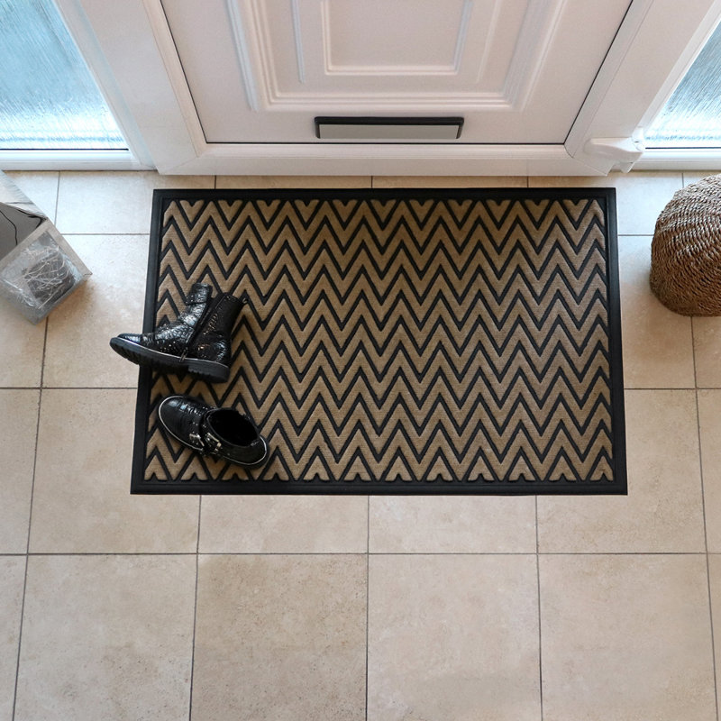 Vienna Non-Slip Chevron Indoor Doormat